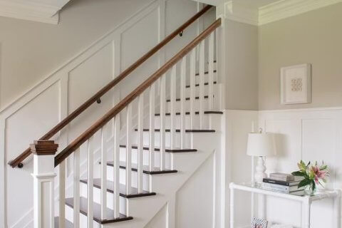 wainscoting stairs